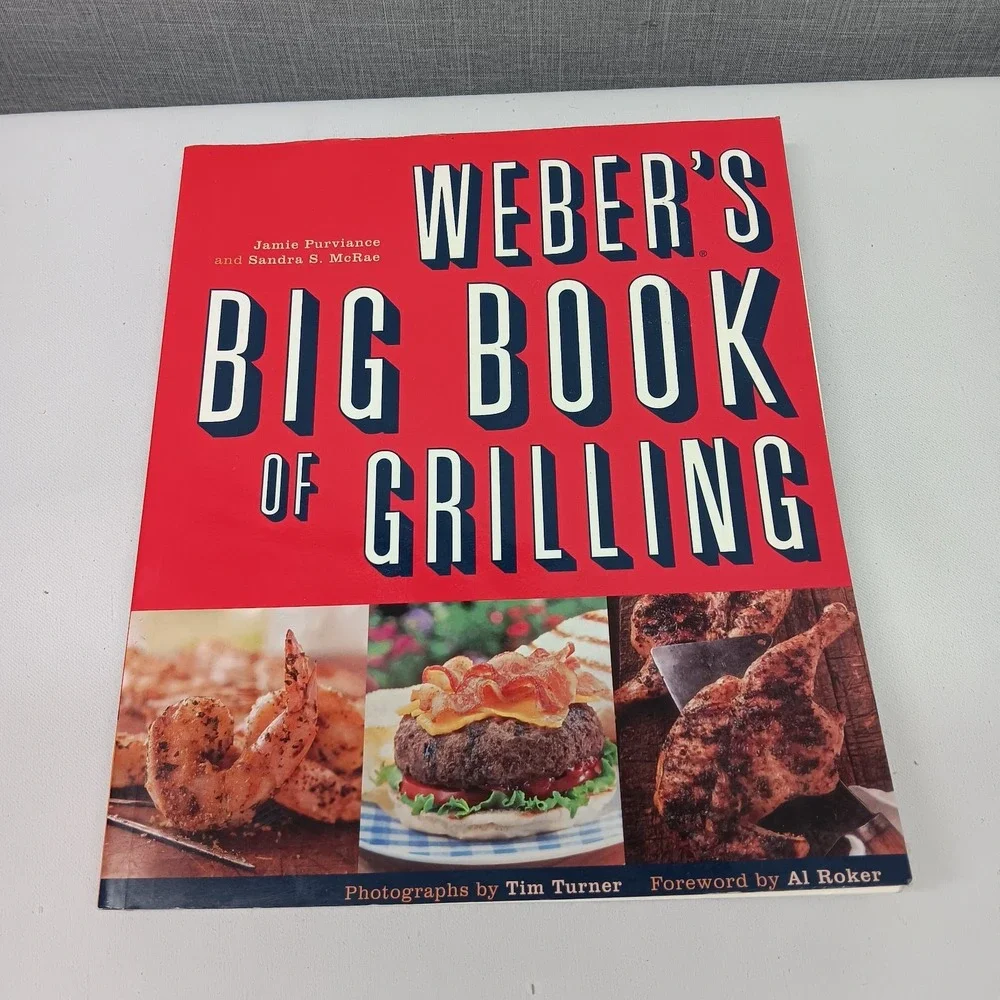 Weber‎ Big Book of Grilling Cookbook 350+ BBQ Recipes Burgers Steak Fish Chicken